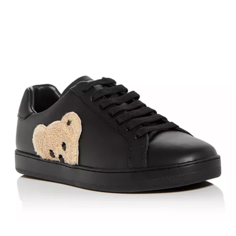 Palm Angels Men's New Teddy Bear Lace Up Tennis Sneakers 41